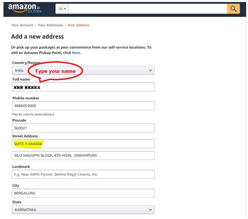 MyShopnship India Address - My Shop N Ship